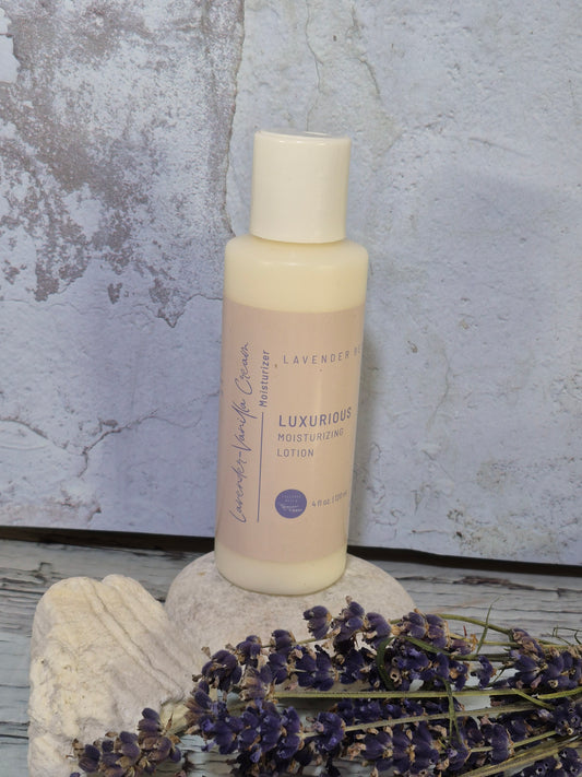 Lavender-Vanilla Cream Natural Lavender Tattoo Balm | Gentle Healing Aftercare by Lavender Beach