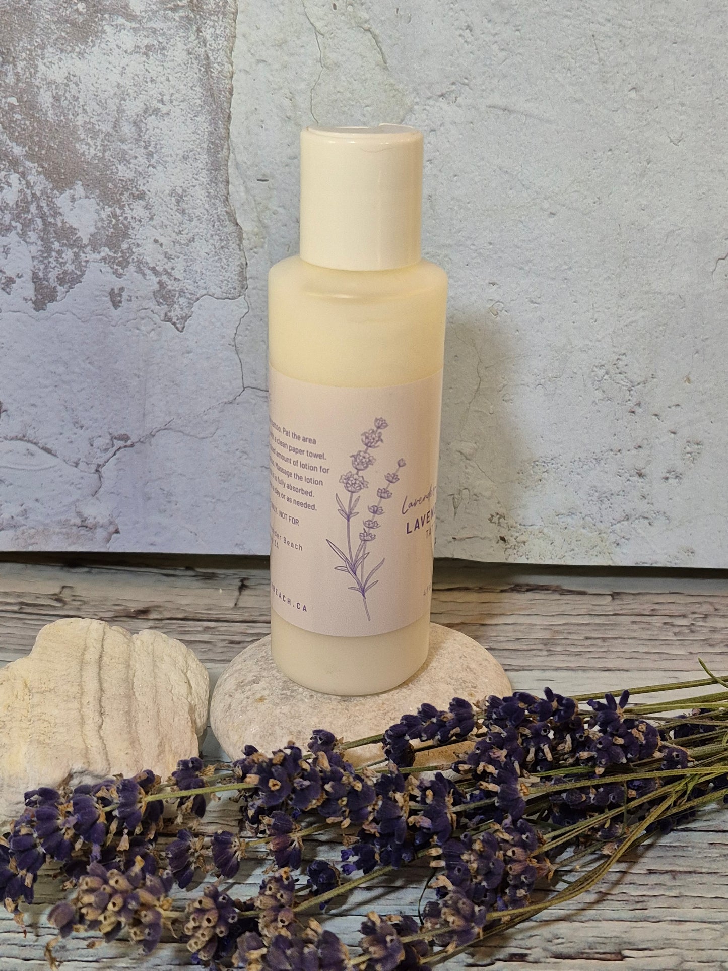Lavender-Vanilla Cream Natural Lavender Tattoo Balm | Gentle Healing Aftercare by Lavender Beach