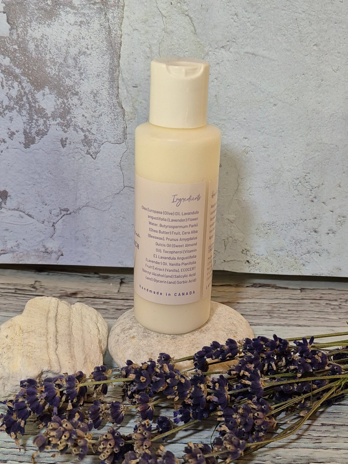 Lavender-Vanilla Cream Natural Lavender Tattoo Balm | Gentle Healing Aftercare by Lavender Beach