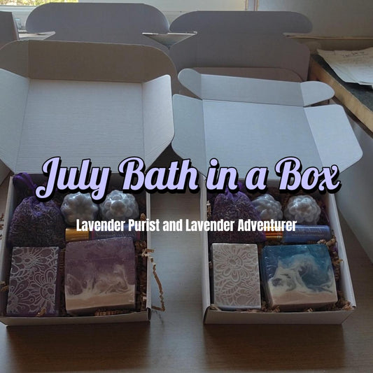 The July 2024 Lavender Bath in a Box