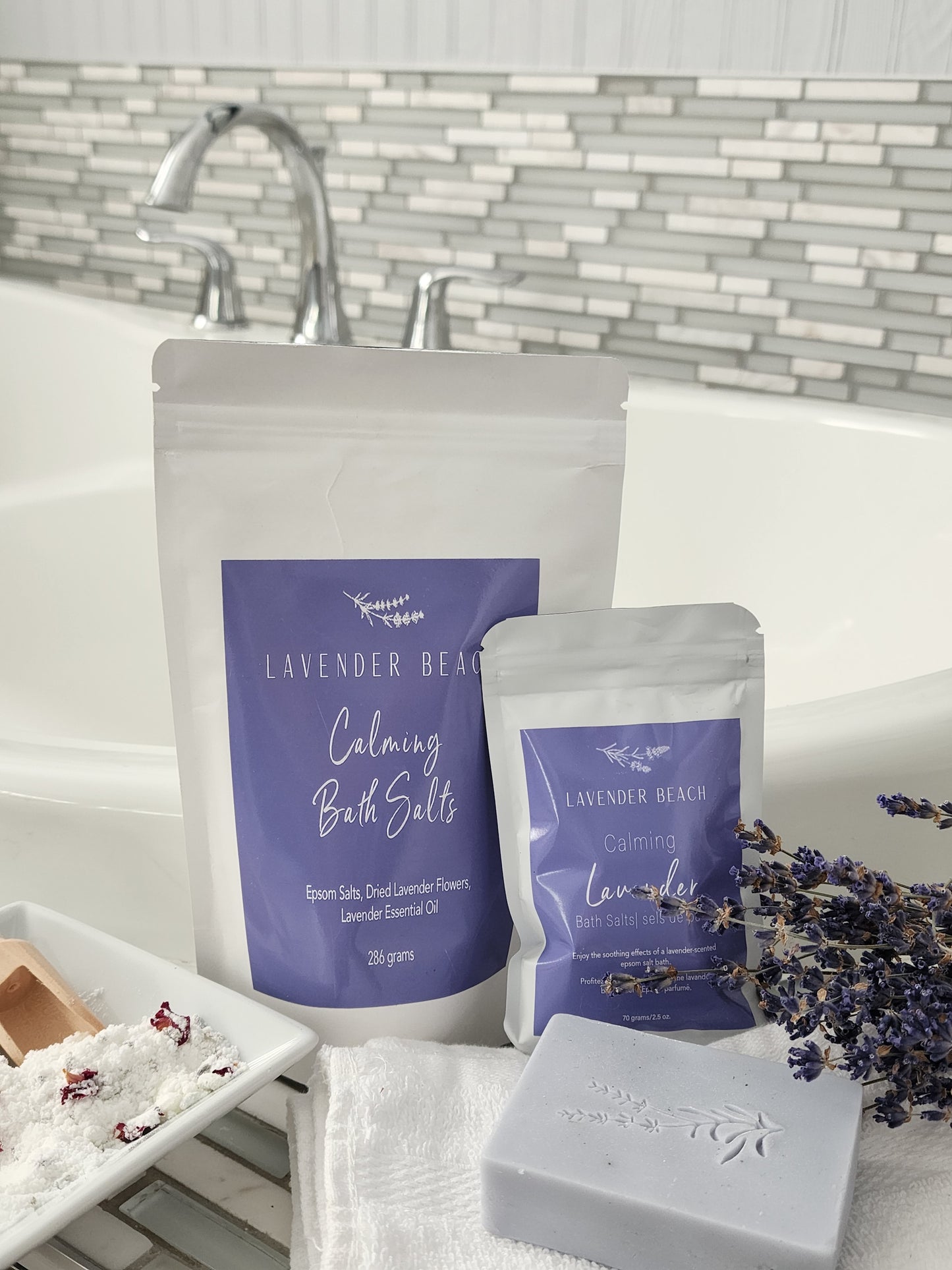 Lavender Bath in a Box Subscription Box