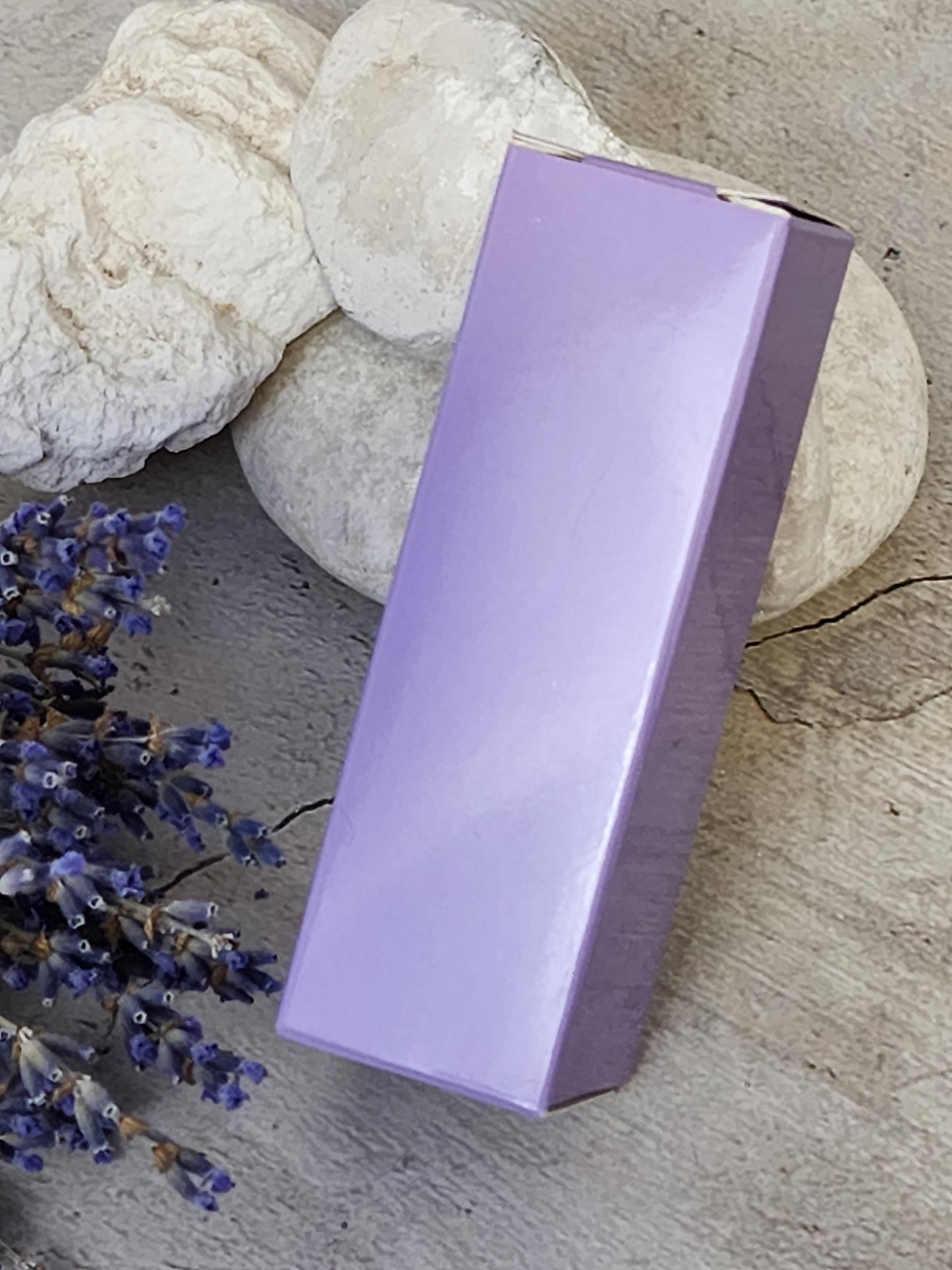 Lavender-Vanilla Essential Oil Roller with Amethyst Crystal Roller Ball