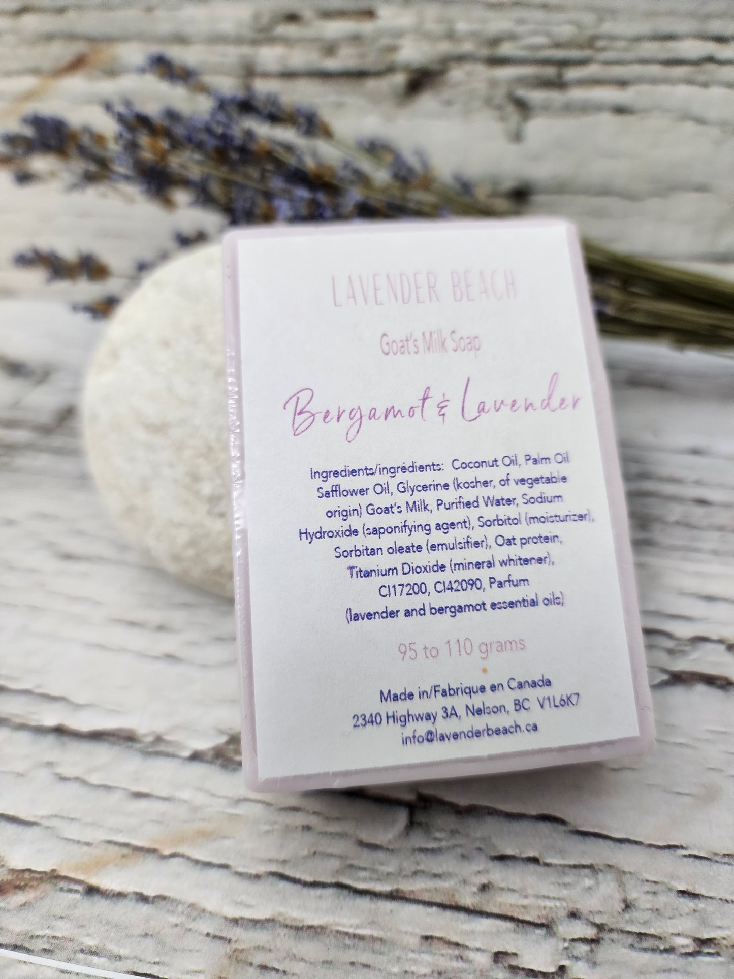 Aromatic Lavender & Bergamot Goat's Milk Soap