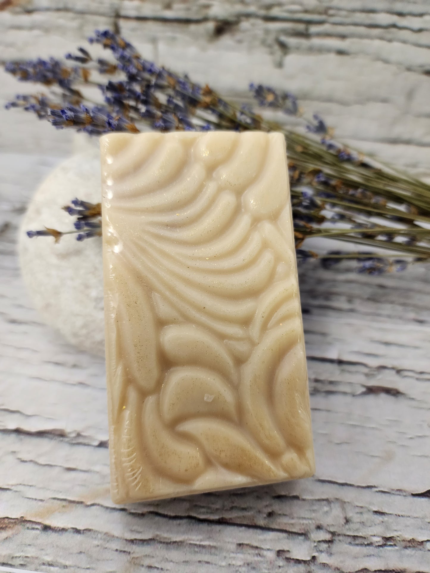 Fancy Vanilla-Lavender Shimmer Soap