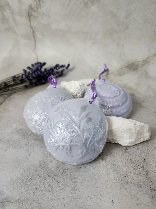 Lavender-Scented Goat's Milk Christmas Ornament Soap