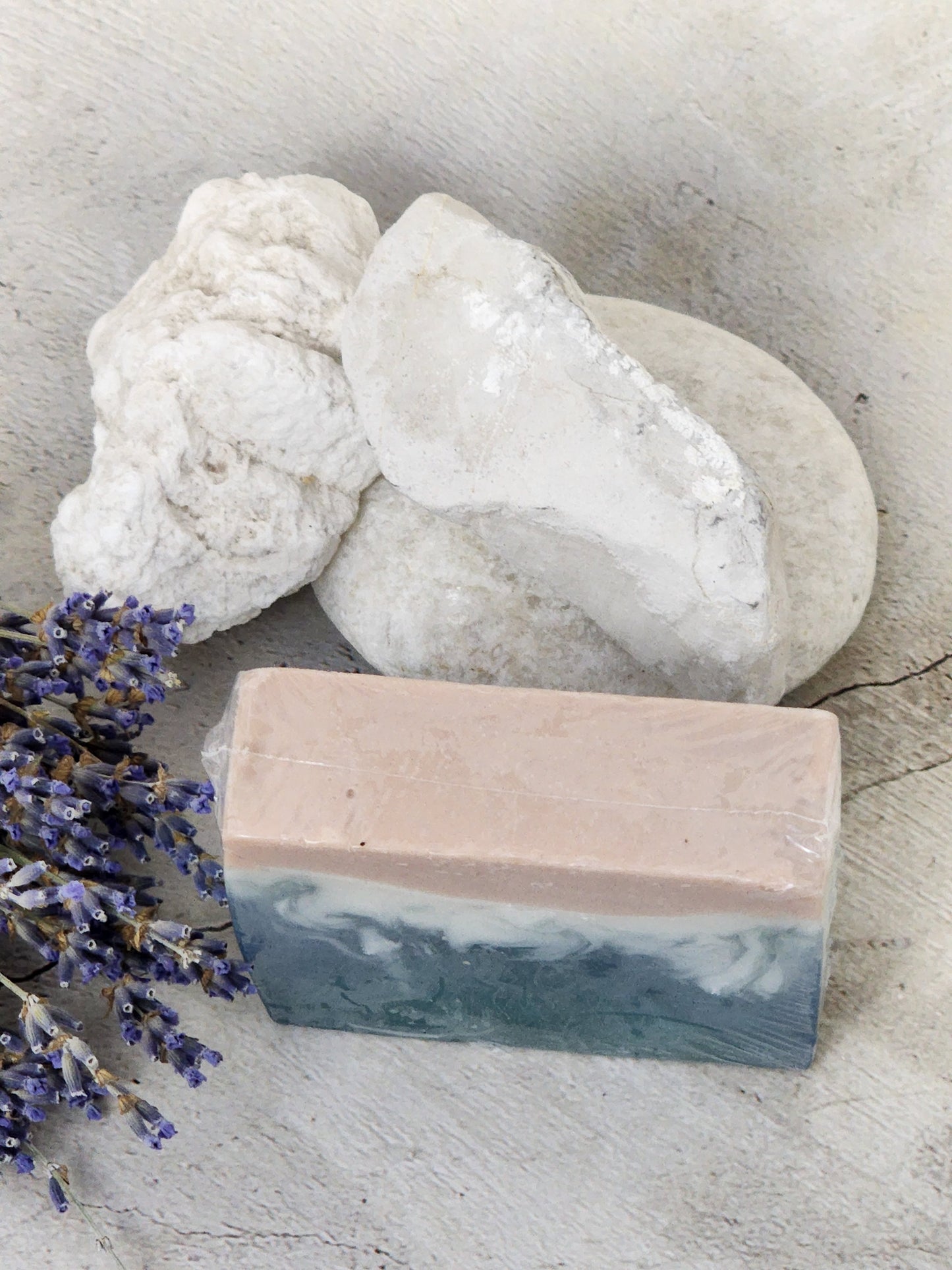 Lavender Beach Swirl Aloe & Goat's Milk Soap